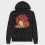 Baby Otter Pizza, Hanorac Oversize Barbati (Unisex)