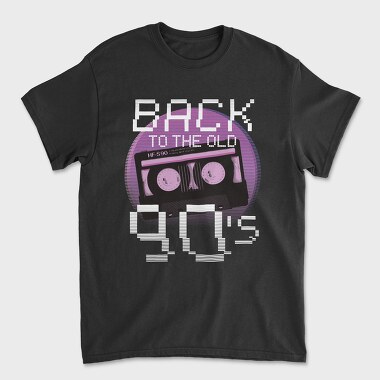 Back To Old 90S, Tricou Barbati (Unisex)