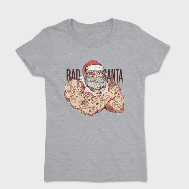 Bad Tattoo Santa, Tricou Femei