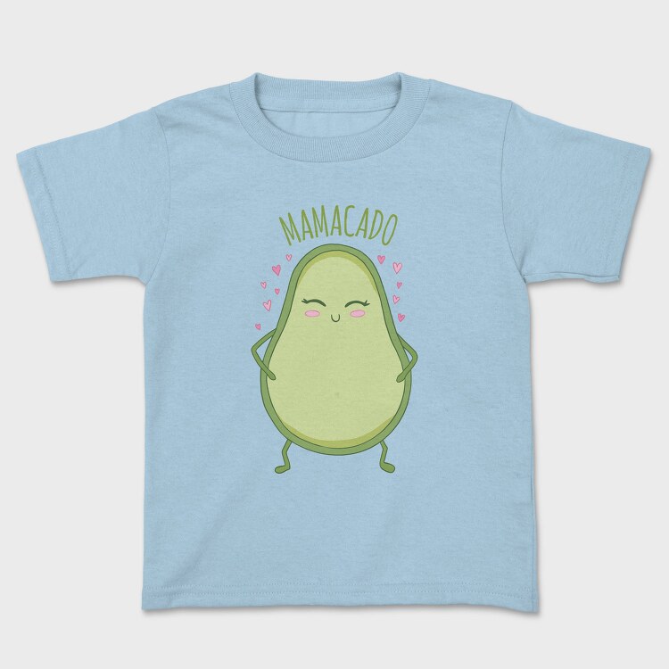 Cute Avocado Mom Mamacado Pt, Tricou Copii