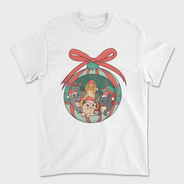 Cute Christmas Cats, Tricou Barbati (Unisex)