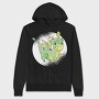 Cute Dragon Watercolor, Hanorac Oversize Barbati (Unisex)