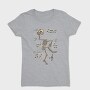 Dancing Skeleton Headless, Tricou Femei