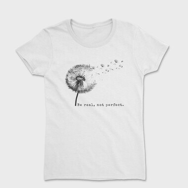Dandelion With Quote, Tricou Femei