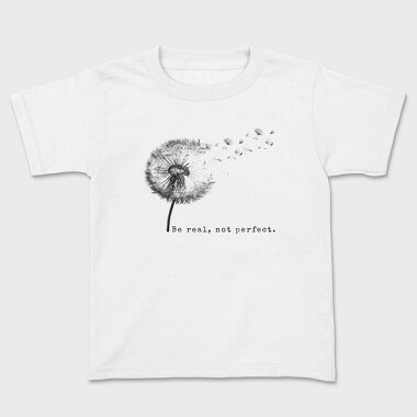 Dandelion With Quote, Tricou Copii