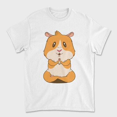 Cute Guinea Pig Yoga, Tricou Barbati (Unisex)