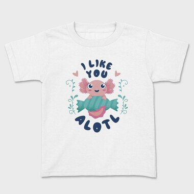 Cute Happy Baby Axolotl, Tricou Copii