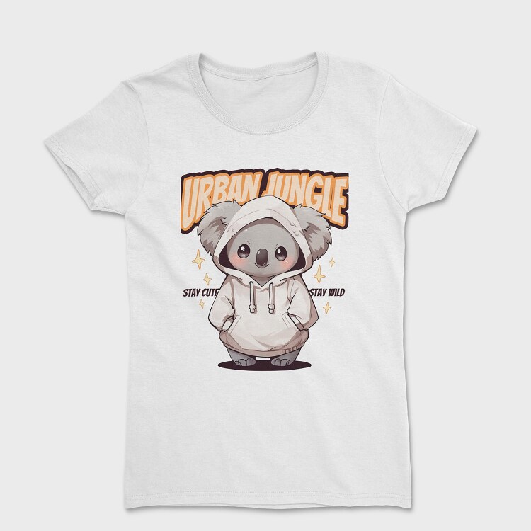 Cute Koala Urban, Tricou Femei