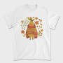 Cute Pear In Autumn Sweater Character Mug, Tricou Barbati (Unisex)
