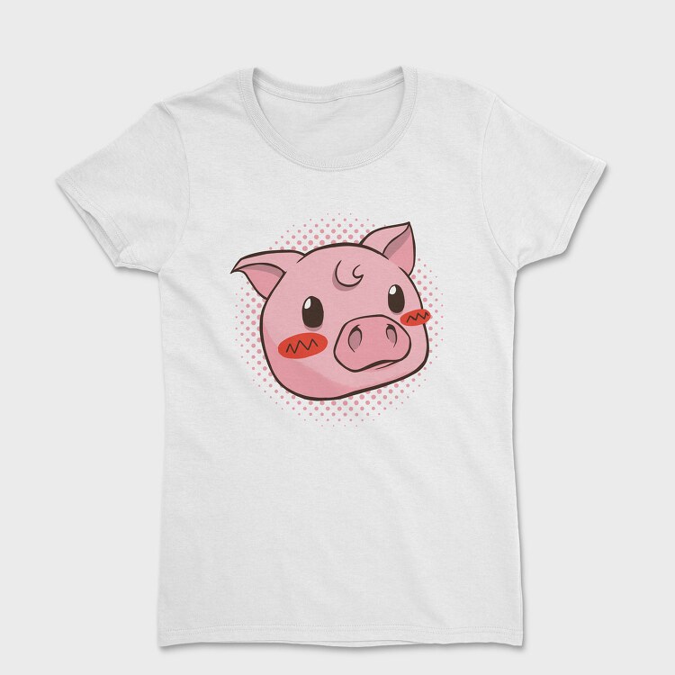 Cute Pig Piggy, Tricou Femei