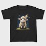 Cute Sheep And Moon, Tricou Copii