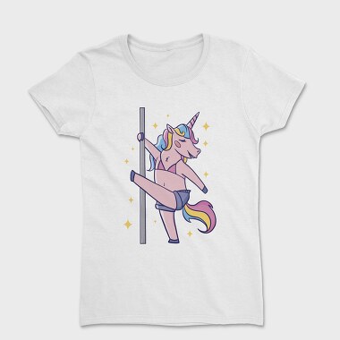 Cute Unicorn Pole Dancing, Tricou Femei