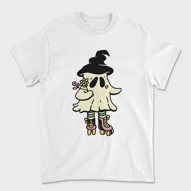 Cute Witch Ghost, Tricou Barbati (Unisex)