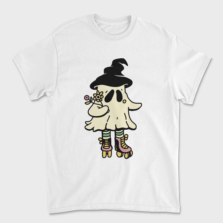 Cute Witch Ghost, Tricou Barbati (Unisex)