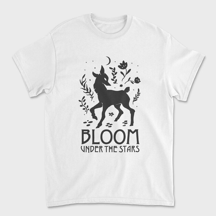 Bloom Under The Stars Reindeer Spring, Tricou Barbati (Unisex)