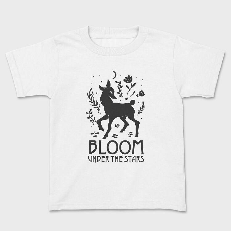 Bloom Under The Stars Reindeer Spring, Tricou Copii