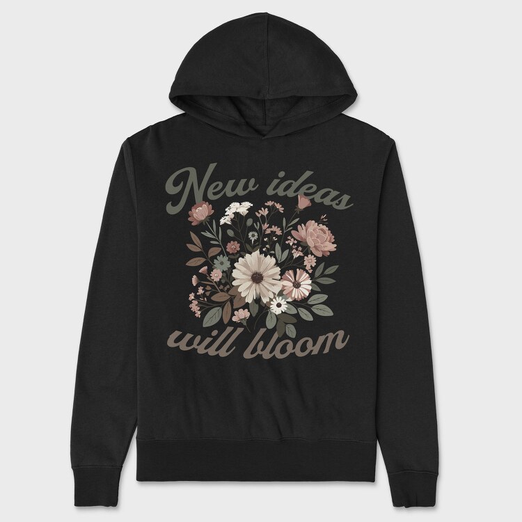 Blooming Ideas Flowers, Hanorac Oversize Barbati (Unisex)