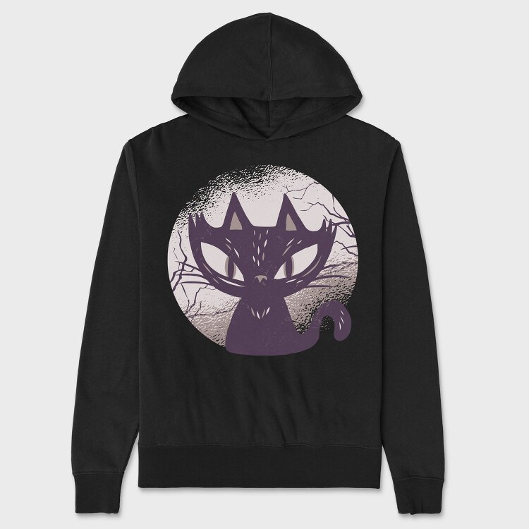 Dark Cat, Hanorac Oversize Barbati (Unisex)