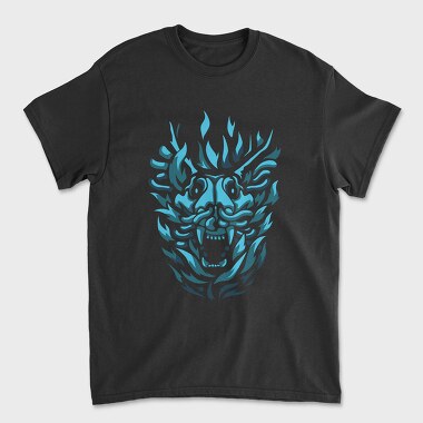 Dark Creature Demon Animal Head Darkness, Tricou Barbati (Unisex)