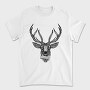Deer Illustration With Text, Tricou Barbati (Unisex)
