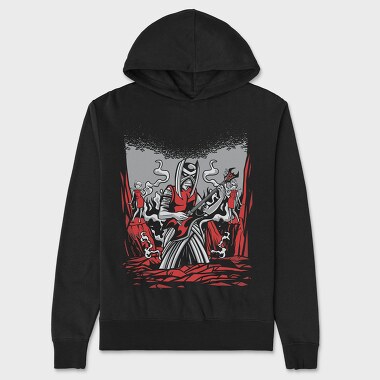 Demonic Metal, Hanorac Oversize Barbati (Unisex)