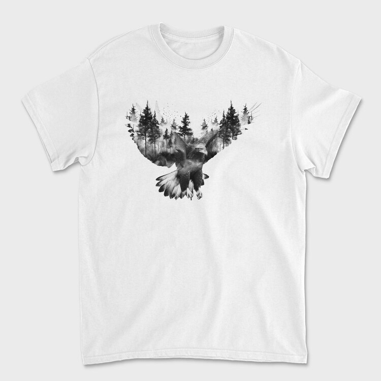 Forest And Flying Eagle, Tricou Barbati (Unisex)