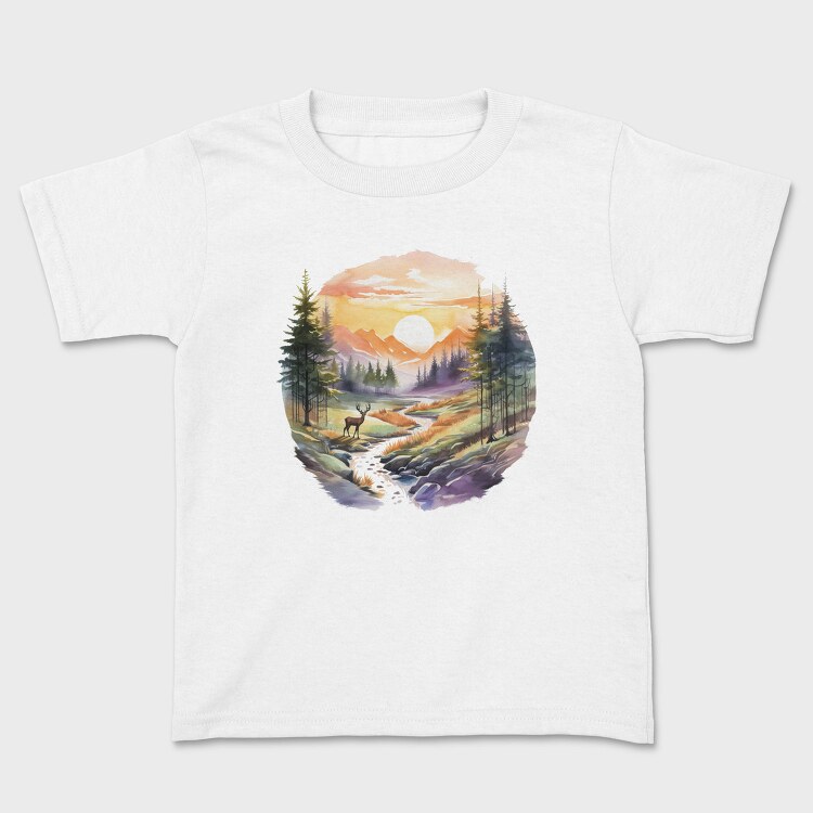 Forest Landscape Trees, Tricou Copii