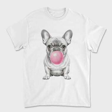 French Bulldog Bubblegum, Tricou Barbati (Unisex)