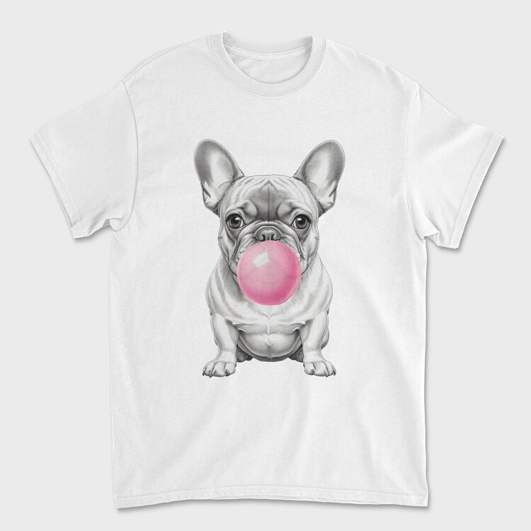 French Bulldog Bubblegum, Tricou Barbati (Unisex)