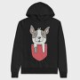 French Bulldog Pocket, Hanorac Oversize Barbati (Unisex)