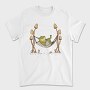 Frog Animal Chilling In Hammock Cottagecore, Tricou Barbati (Unisex)