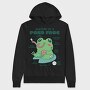 Frog Cute Anatomy, Hanorac Oversize Barbati (Unisex)