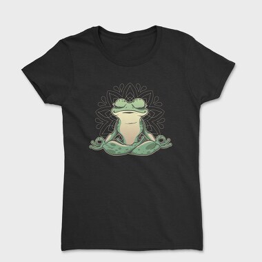 Frog Doing Yoga, Tricou Femei