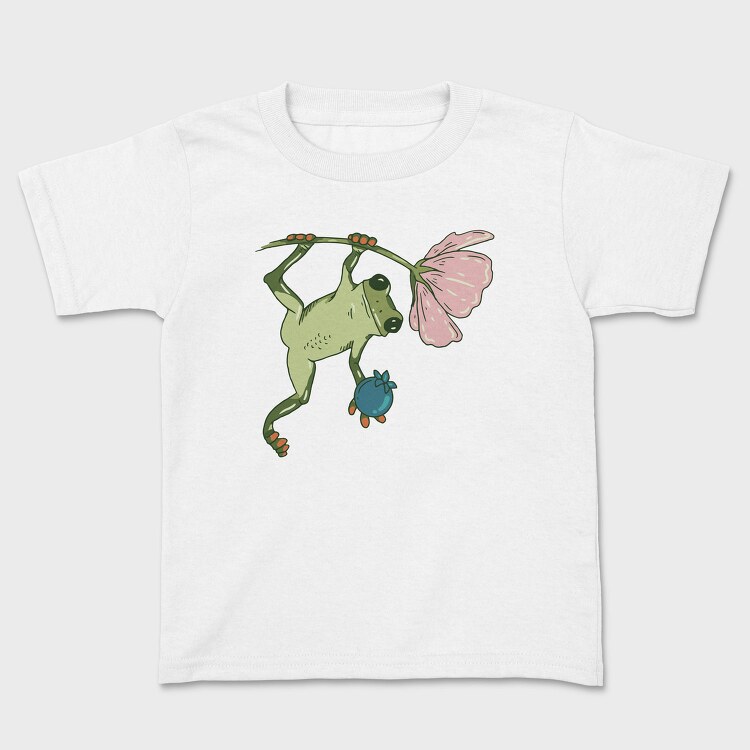 Frog Flower Snack, Tricou Copii