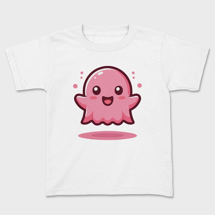 Bubbly Pink Ghost, Tricou Copii