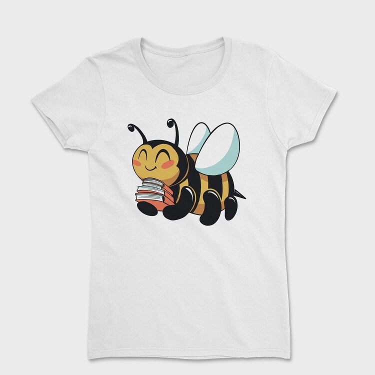 Bumblebee With Books, Tricou Femei
