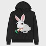 Bunny Carrot Feast, Hanorac Oversize Barbati (Unisex)