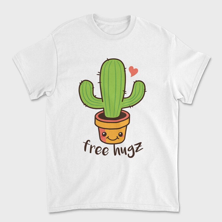 Cactus Hugs Cute 01, Tricou Barbati (Unisex)