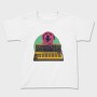 Dog Playing Keyboard Synth, Tricou Copii