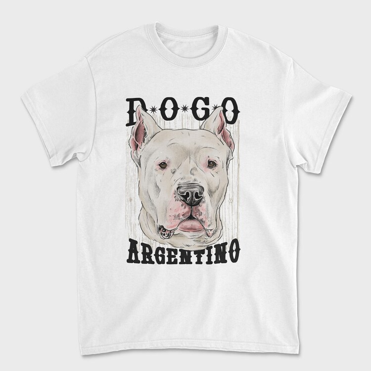 Dogo Argentino Dog Breed, Tricou Barbati (Unisex)