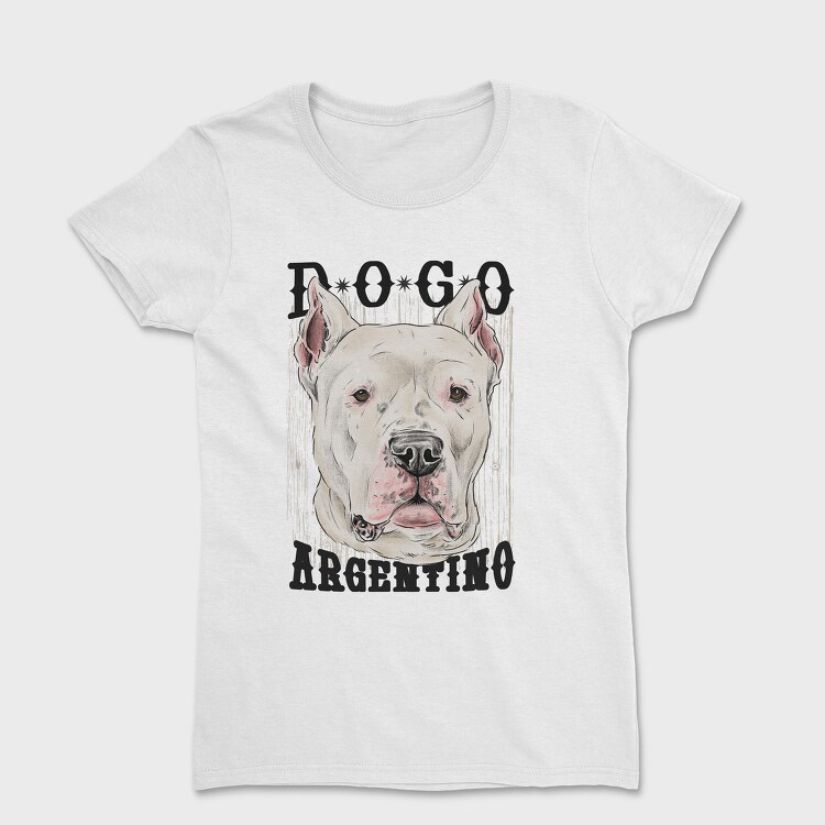 Dogo Argentino Dog Breed, Tricou Femei