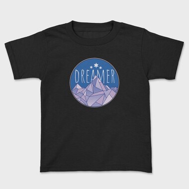 Dreamer Word And Mountains, Tricou Copii
