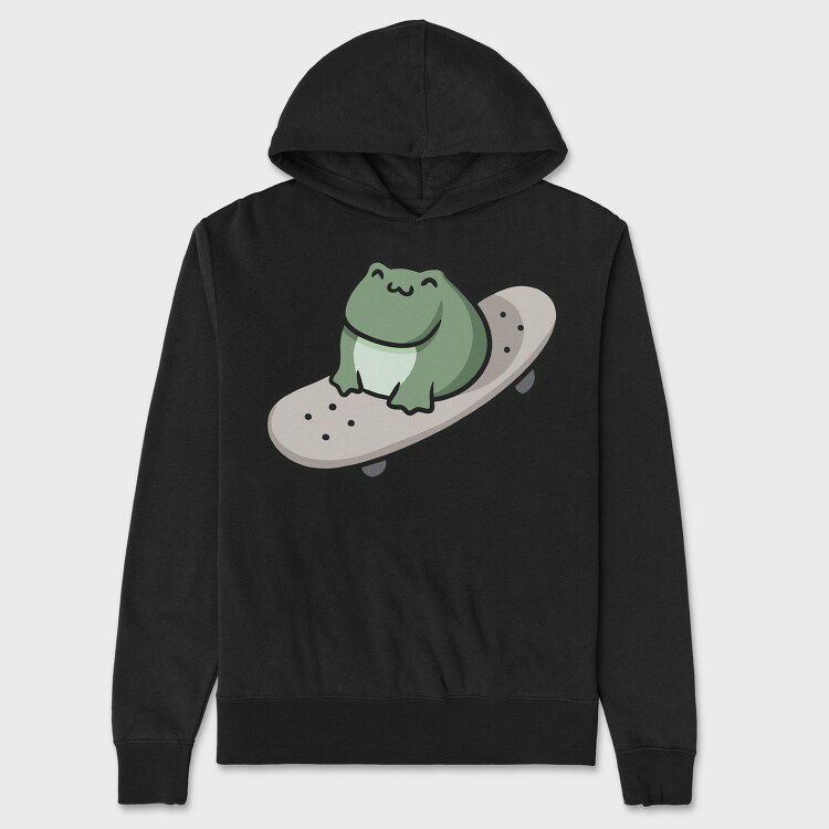 Frog Skateboarding, Hanorac Oversize Barbati (Unisex)