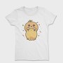 Frog With Pumpkin Kawaii, Tricou Femei