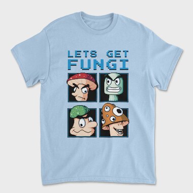 Fungi Cartoon Characters Let S Get Pixel, Tricou Barbati (Unisex)