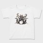 Imaginative Octopus Drummer Playing Drums, Tricou Copii