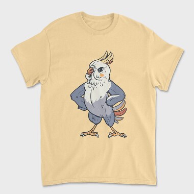 Indignant Cockatiel, Tricou Barbati (Unisex)