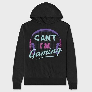 Can T Im Gaming, Hanorac Oversize Barbati (Unisex)