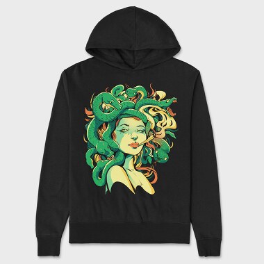 Cannabis Medusa Stoner, Hanorac Oversize Barbati (Unisex)