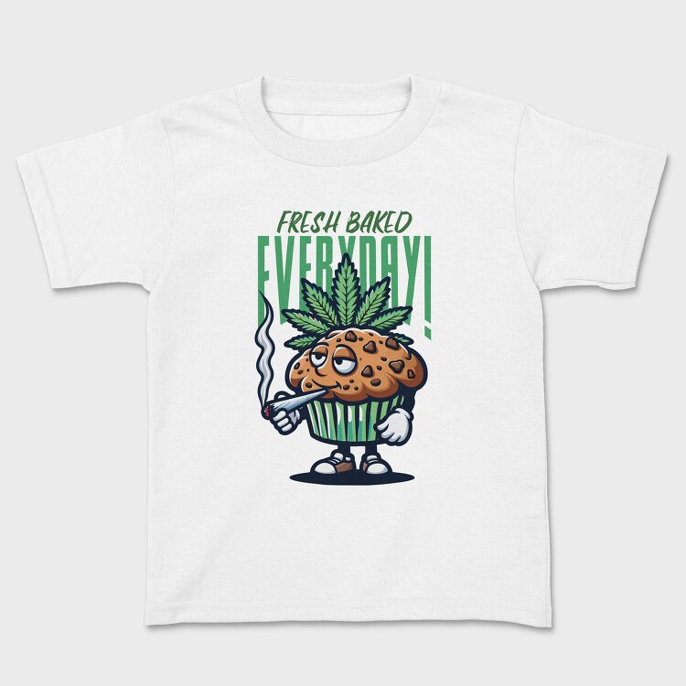 Cannabis Muffin Fresh Baked, Tricou Copii